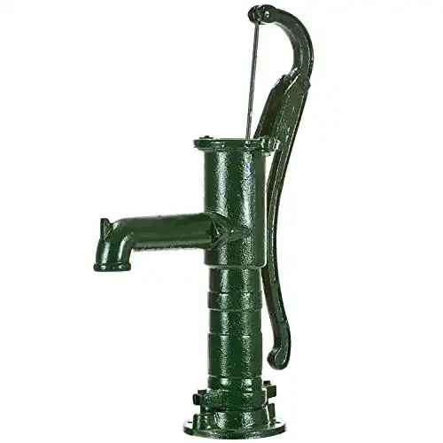 Schwengelpumpe MagicSan Nostalgie – Handpumpe mit Rundflansch