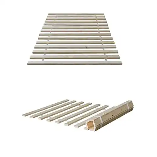 Rollrost SunWood Noel Lattenrost aus Holz mit 14 Lamellen 80 x 200 cm