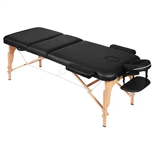 Massageliege XLL – Zusammenklappbarer Massagetisch, 3-teilig