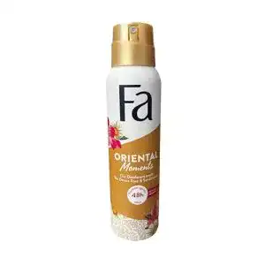 Fa Deospray Oriental Moments mit Wüstenrose und Sandelholz, 6 x 150 ml