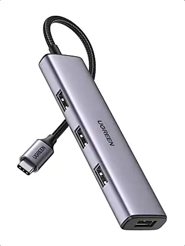 UGREEN USB-C Hub für USB 3.0 Adapter mit 4 Anschlüssen
