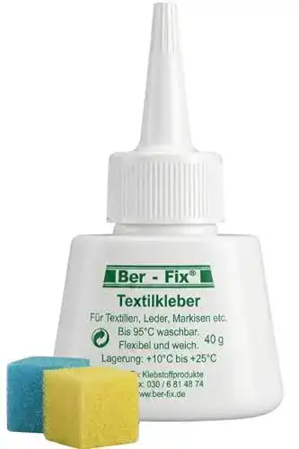 Textilkleber Ber-Fix 40g waschmaschinenfest transparent
