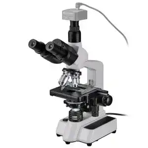Bresser Mikroskop Researcher Trino mit LED Beleuchtung und 40x-1000x Vergrößerung