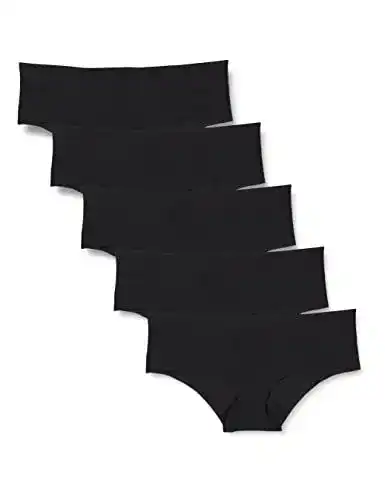 Nahtlose Slips Iris & Lilly Damen Hipster-Unterwäsche im 5er-Pack