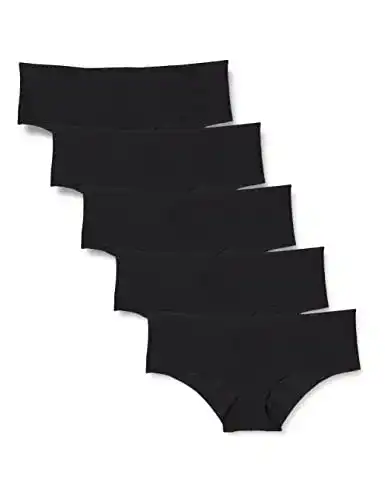 Nahtlose Slips Iris & Lilly Damen Hipster-Unterwäsche im 5er-Pack