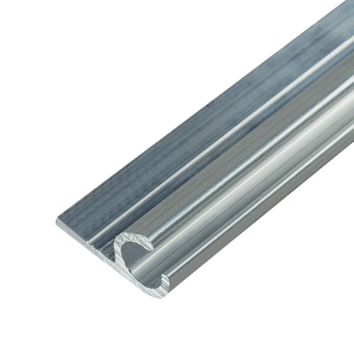 Kederschiene Lysel Kederleiste 15x30mm pressblank 3m für Keder 6-9mm