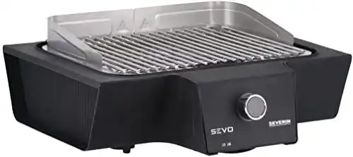 Severin SEVO G Tischgrill Elektrogrill für Innen- und Außeneinsatz