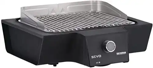 Severin SEVO G Tischgrill Elektrogrill für Innen- und Außeneinsatz