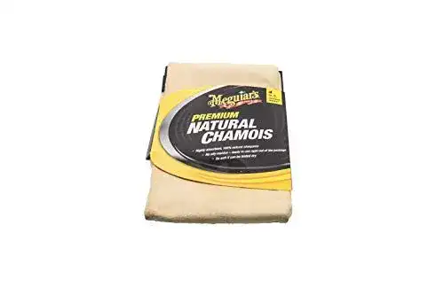 Fensterleder Meguiar’s X2100 – Natürliches Chamois Ledertuch
