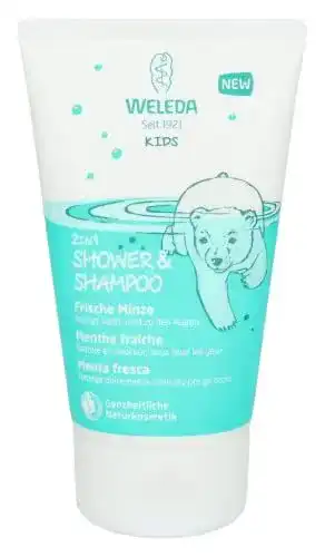 Weleda Bio Kids 2in1 Dusche und Shampoo mit Minze für Kinder