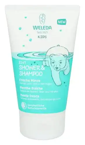 Weleda Bio Kids 2in1 Dusche und Shampoo mit Minze für Kinder