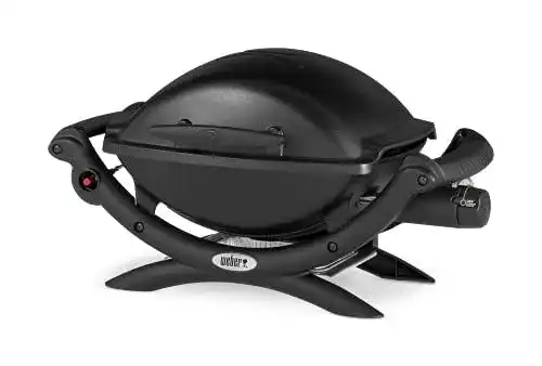 Weber Q1000 Gasgrill, Schwarz, 43 x 32 cm, Modell 50010079