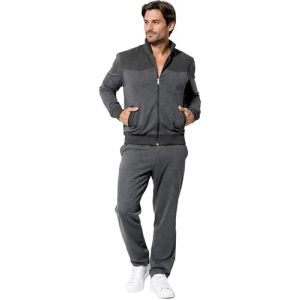Trainingsanzug Herren Set aus Baumwolle mit Jacke und Hose in Größe L
