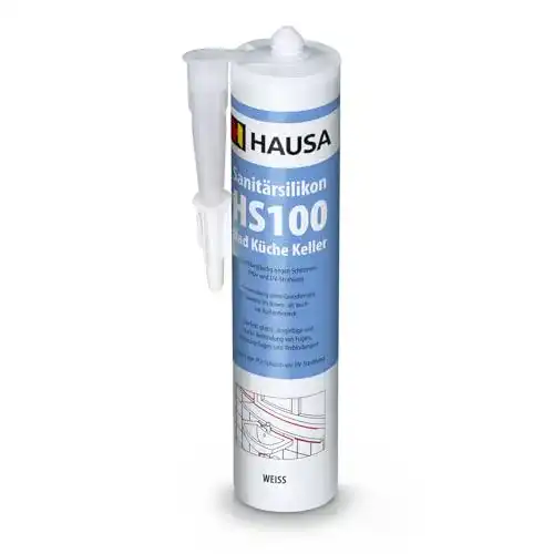 Sanitärsilikon Hausa Sanitär-Silikon HS100 in Weiß 310ml