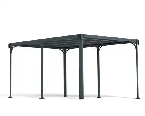 Terrassenüberdachung Polycarbonat Palram Milano 4300 im Vergleich