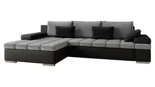 Ecksofa Mirjan24 Bangkok mit Schlaffunktion und Bettkasten