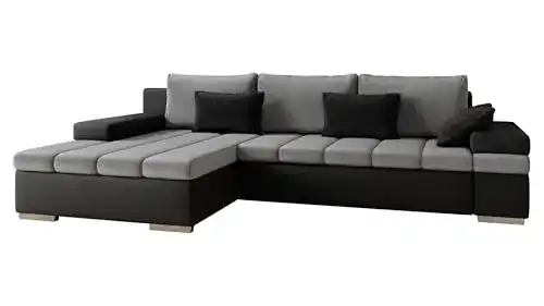 Ecksofa Mirjan24 Bangkok mit Schlaffunktion und Bettkasten