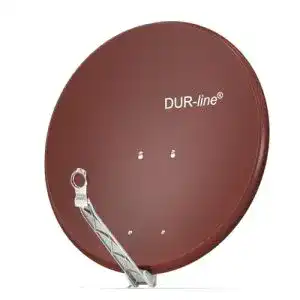 Dur-Line Select 80 cm Satellitenschüssel aus Aluminium mit LNB-Halterung