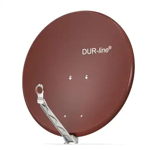 Dur-Line Select 80 cm Satellitenschüssel aus Aluminium mit LNB-Halterung