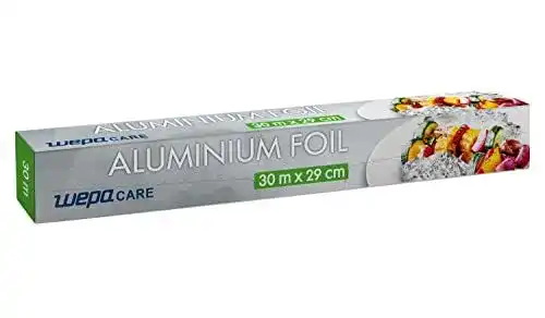 Alufolie WEPA Care 30 Meter Rolle für Küche und Haushalt
