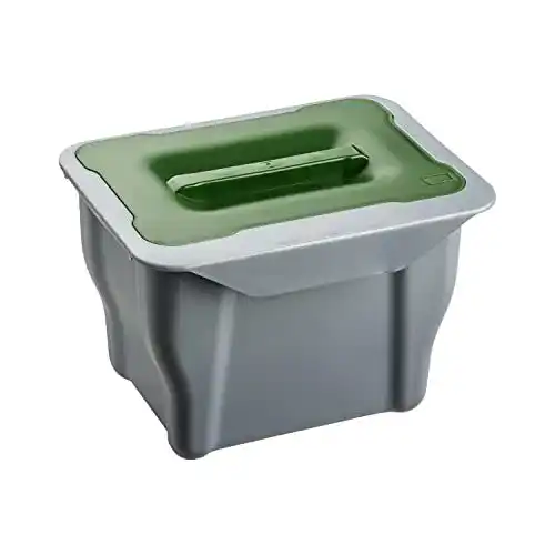 Biomülleimer shelfmade Bio Abfalleimer zum Einhängen mit Deckel 5l