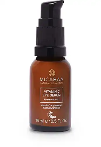 Micarra Augenserum mit Vitamin C Vegane Augencreme für strahlende Haut