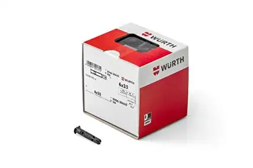 Würth Kunststoff Allzweckdübel Shark Pro 6×35 mm für Porenbeton