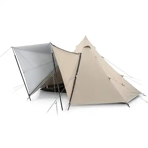 Tipi Zelt für bis zu 8 Personen von Naturehike – Wasserdicht und geräumig
