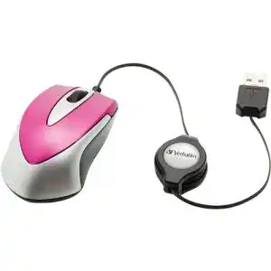 Verbatim Go-Mini optische Travel-Maus für Laptop und PC