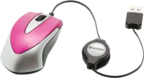 Verbatim Go-Mini optische Travel-Maus für Laptop und PC