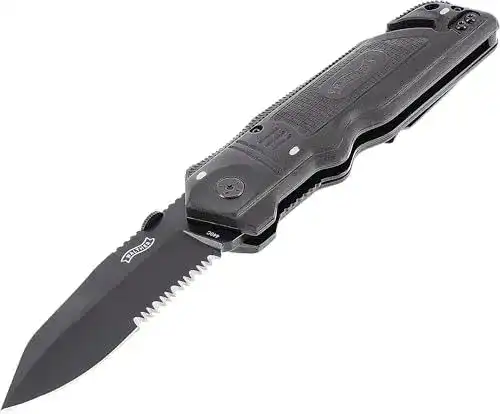 Outdoormesser Walther ERK Emergency Rescue Knife Black 5.0728