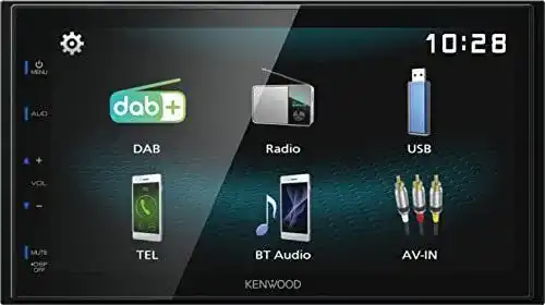 Autoradio mit Touchscreen Kenwood DMX125DAB 17,3 cm WVGA