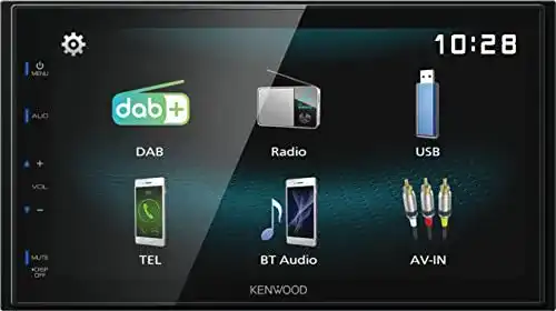 Autoradio mit Touchscreen Kenwood DMX125DAB 17,3 cm WVGA