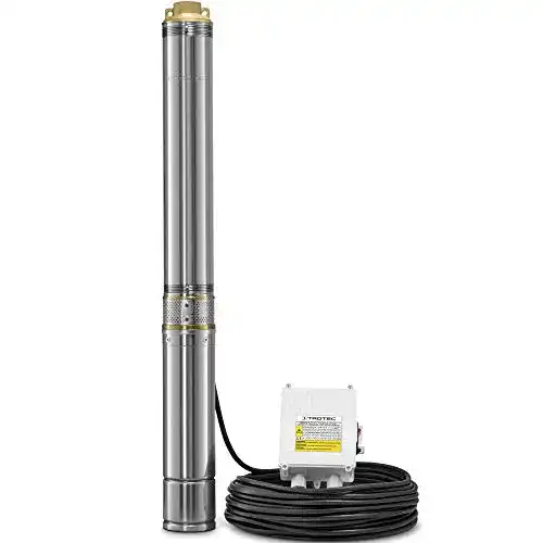 Trotec Tiefbrunnenpumpe TDP 7500 E mit 4800 l/h und 1500 W