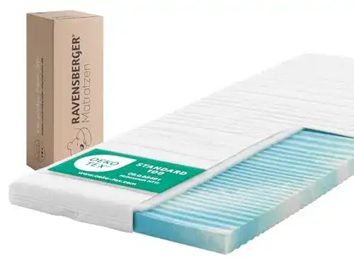 Gel-Topper 120×200 von Ravensberger Matratzen mit 7-Zonen Gelschaum