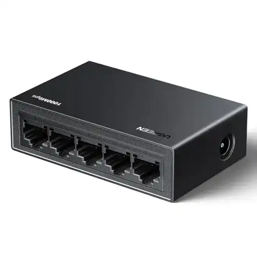 Ugreen 5-Port Gigabit Ethernet Switch für automatisierte Netzwerkgeschwindigkeit