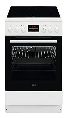 AEG CCB5442CBW Standherd 50 cm mit Glaskeramik-Kochfeld