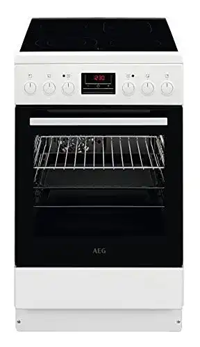 AEG CCB5442CBW Standherd 50 cm mit Glaskeramik-Kochfeld