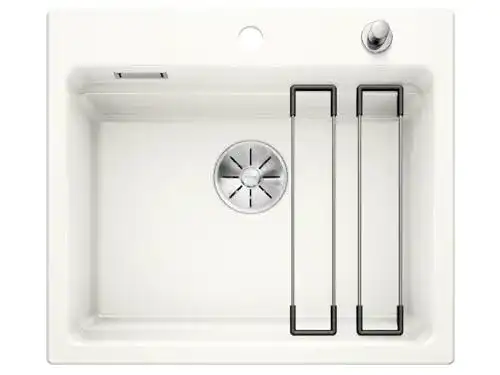 Keramikspüle Blanco Etagon 6 in kristallweiß glänzend