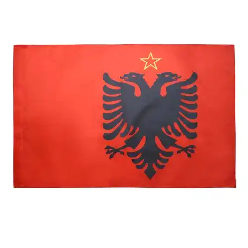 Albanien Flagge AZ FLAG – Flagge der Sozialistischen Volksrepublik