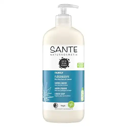 Bio Flüssigseife Sante Naturkosmetik mit Aloe Vera und Limone 500 ml