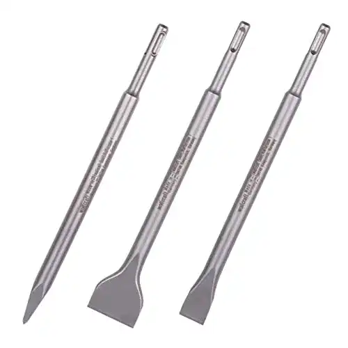 SDS-Plus-Meißel Set von wolfcraft, 3-teilig, 7914000