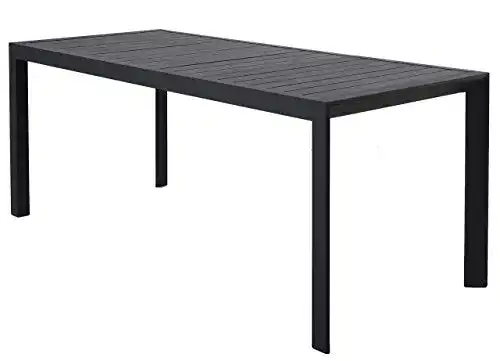 Ausziehbarer Gartentisch Chicreat aus Aluminium