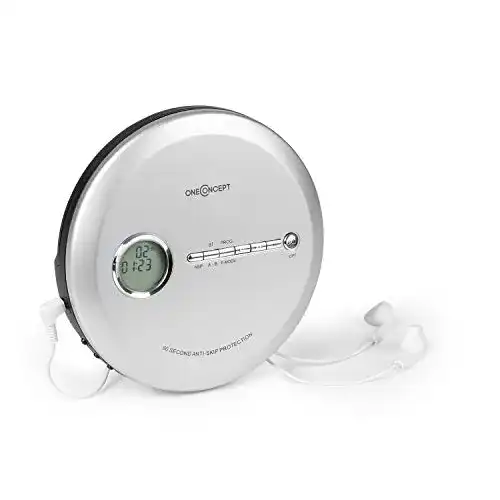 OneConcept CDC 100MP3 Discman mit Netz- und Batteriebetrieb