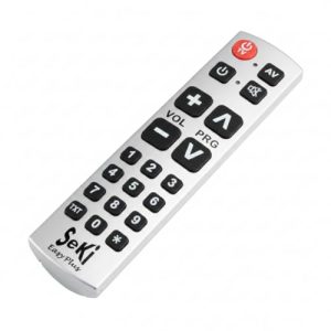Senioren Fernbedienung SeKi Easy Plus lernfähig für Audio-Video Geräte