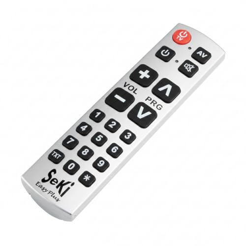 Senioren Fernbedienung SeKi Easy Plus lernfähig für Audio-Video Geräte