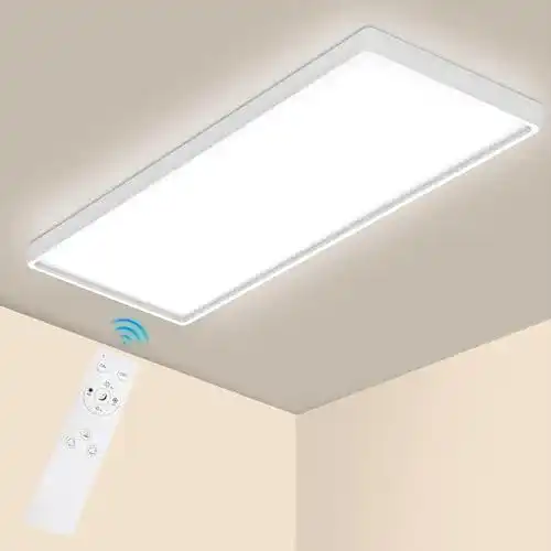 Tageslichtlampe Epicflare LED Deckenleuchte 58×20 cm IP44 mit Fernbedienung