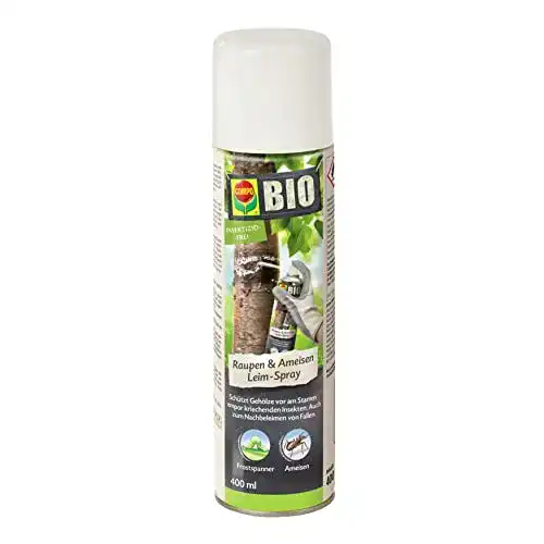 Compo Bio Raupen und Ameisen Leim-Spray für Obst- und Ziergehölze, 400 ml
