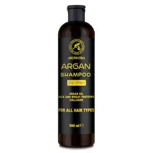 Argan-Shampoo für Männer mit Arganöl, Seidenprotein und Weizenprotein