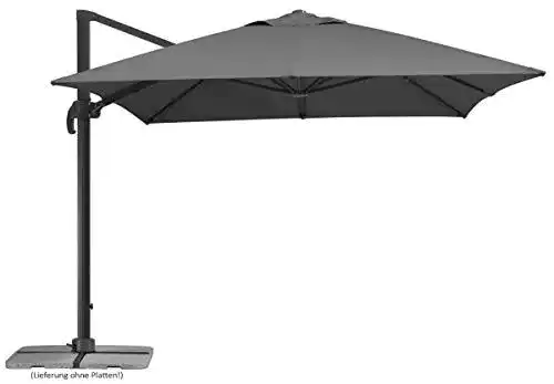 Ampelschirm Schneider Rhodos Grande in Anthrazit – 400 x 300 cm